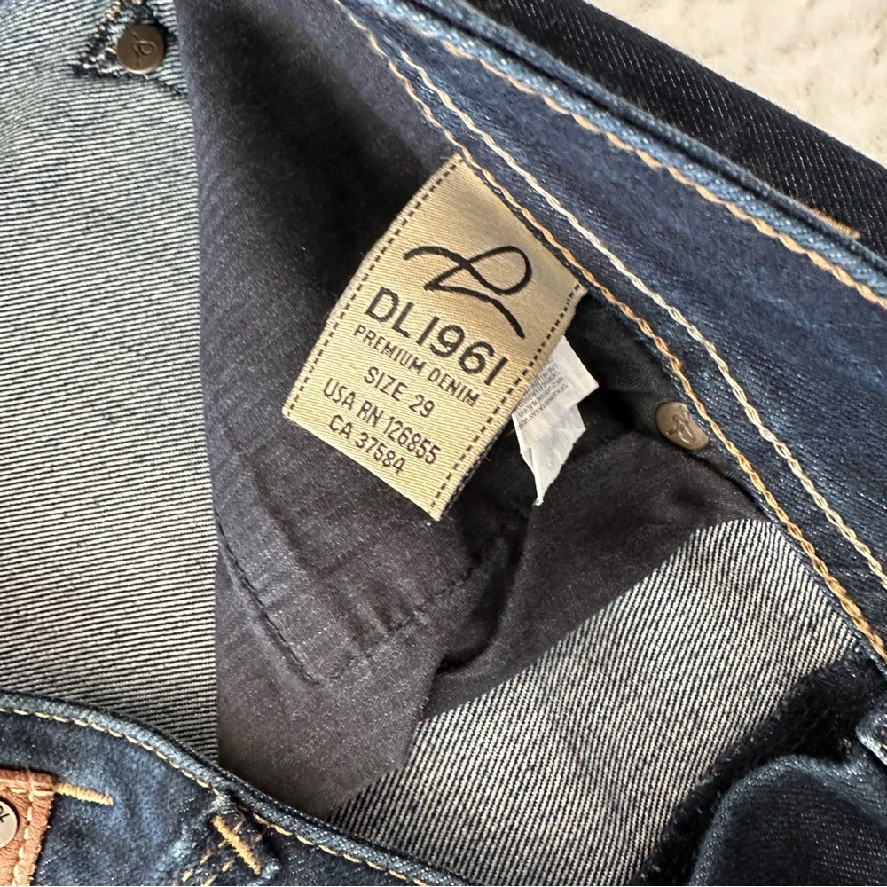 DL1961 Kate Slim Straight Denim, Twilight, size 29 - Picture 6 of 13